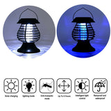 Solar Mosquito Killer Lamp Fly Trap Zapper Catcher Insect Indoor /Outdoor