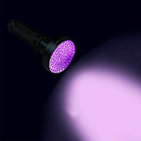 100 LED UV Flashlight Torch Light Lamp Ultraviolet Blacklight Aluminum 395 nM