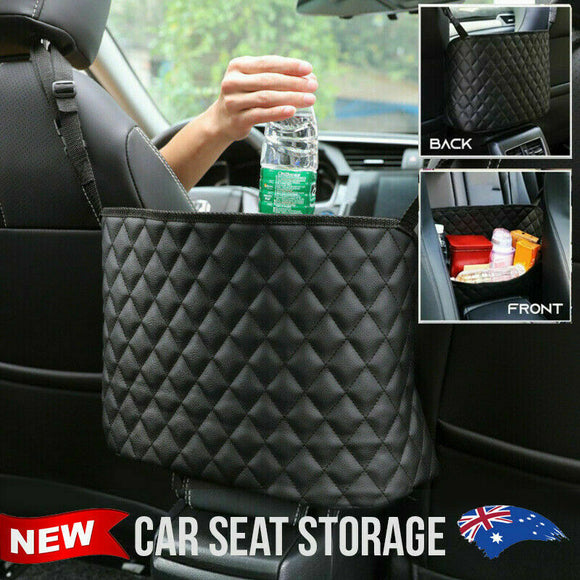 Advanced Between Car Seat Storage Bag Net Pocket Handbag Holder Organize Car Bag