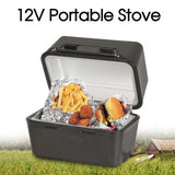 12V Portable Stove Oven Food Warmer for 4WD Car Truck Caravan Camping 12 Volt