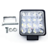 2x 80W LED Work Light Offroad Flood Square Lamp Truck Boat 4WD