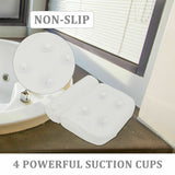3D Mesh Bath Pillow Spa Breathable Bathtub Cushion Neck Back Support Tub Suction