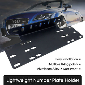Number Plate Holder Mount Bracket Car LED Driving Light Bar Licence