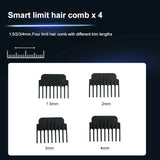 USB Electric Hair Clippers Trimmer Men's Beard Shaver Cordless Groomer Kit