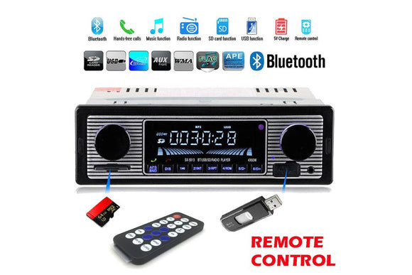 Car In-dash Bluetooth Radio Stereo Audio Head Unit Player MP3/USB/SD/AUX-IN/FM