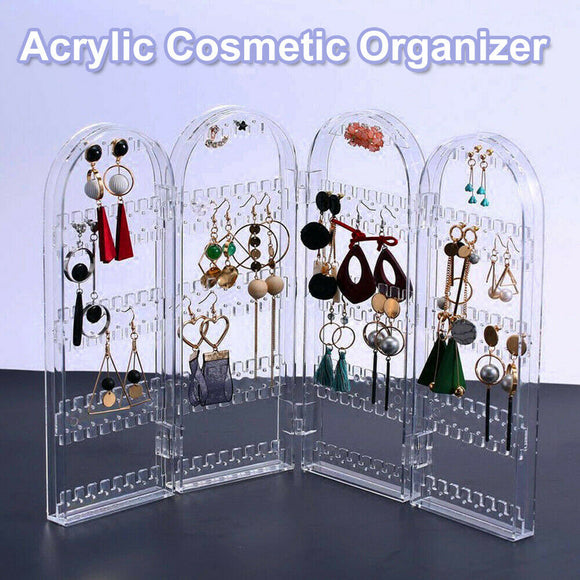 Acrylic  Earring Jewellery Necklace Display Stand Holder Storage