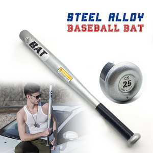 25" 63cm Steel Alloy Silver Baseball Bat