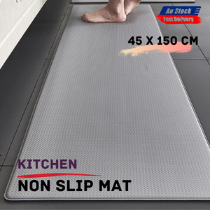 Non-Slip Waterproof Kitchen Door Mat Home Floor Rug Carpet Anti-Oil Easy Clean