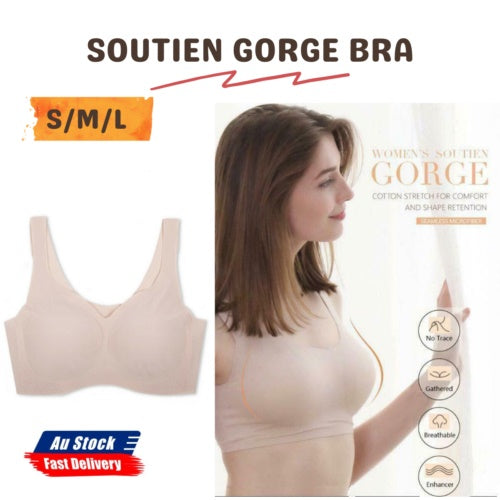 SML Women's Soutien Gorge Bra - Seamless & Wire Free