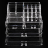 4-Drawer Clear Acrylic Box Organizer Storage Jewellery Makeup Cosmetic Holder