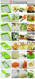 13IN1 A Food Slicer Dicer Nicer Container Chopper Peeler Vegetable Fruit Cutter