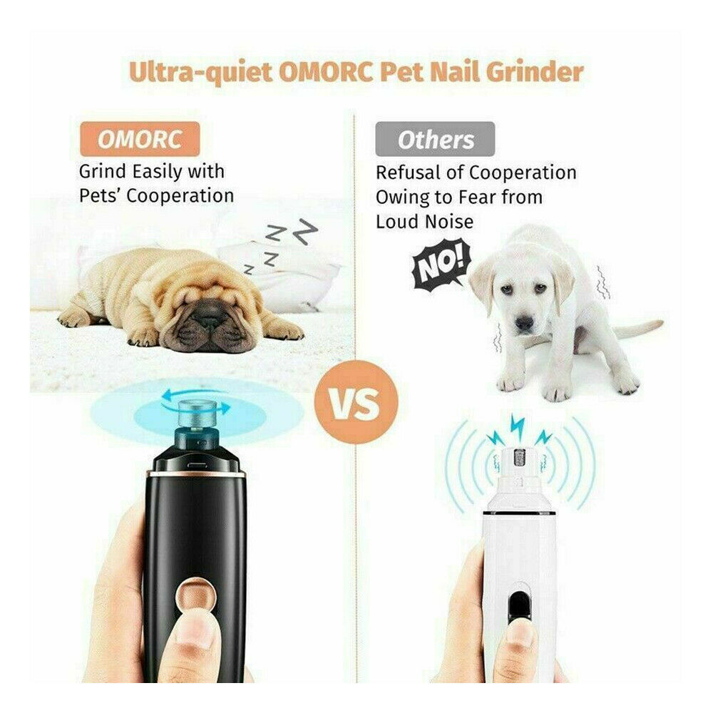 Electric Dog Toe Nail File Grinder Clippers Pet Cat Claw Grooming Trim www.ozoffer