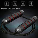 Skipping Jump Rope Exercise Adjustable Steel Wire Bearing Fast Speed Yoga Gym