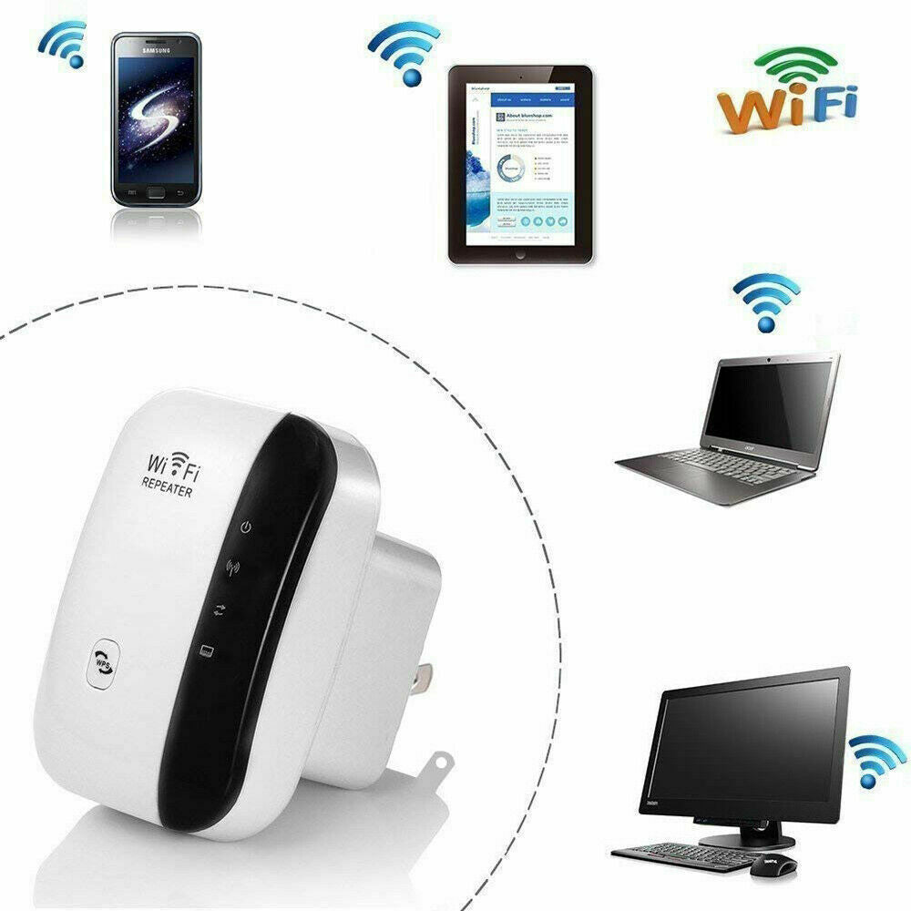 300Mbps Wifi Extender Repeater Range Booster AP Router Wireless-N 802. –  www.