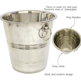 Champagne & Wine Stainless Steel Ice Bucket