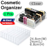 Clear Cosmetic Organizer Acrylic Makeup Drawers Holder Case Box Storage