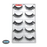 3D 5 Pairs Mink Natural Thick False Fake Eyelashes Eye Lashes Makeup Extension