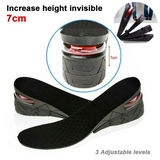 Air Cushion Height Increase Heel Gel Shoes Insoles Inserts Taller Lifts Pad OZ