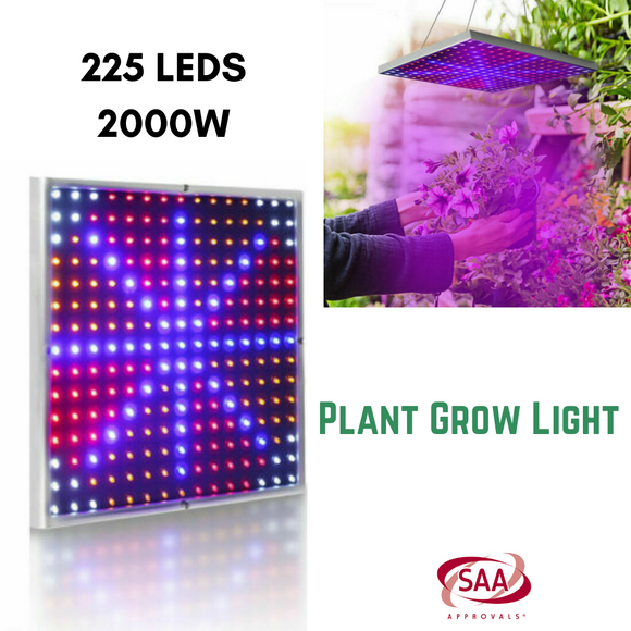 225LED 2000W Grow Light Hydroponic Kits Growing Plant Indoor Lamp