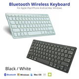 Ultra Slim Bluetooth Wireless Keyboard For Apple iPad iPhone Android Mac Windows