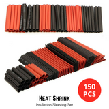 150PCS Heat Shrink Wrap Tubing Tubes Assortment Cable Insulation Sleeving Kit