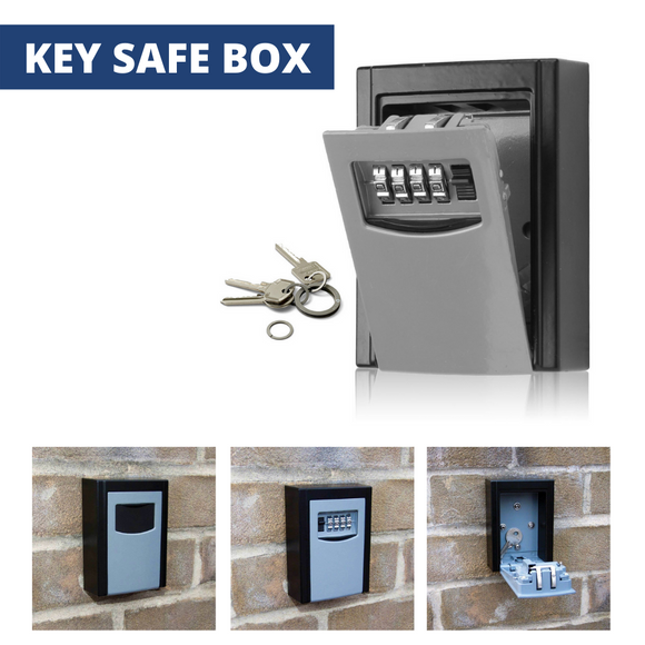 4 Digit Wall Mounted Weather Resistant Key Safe Box
