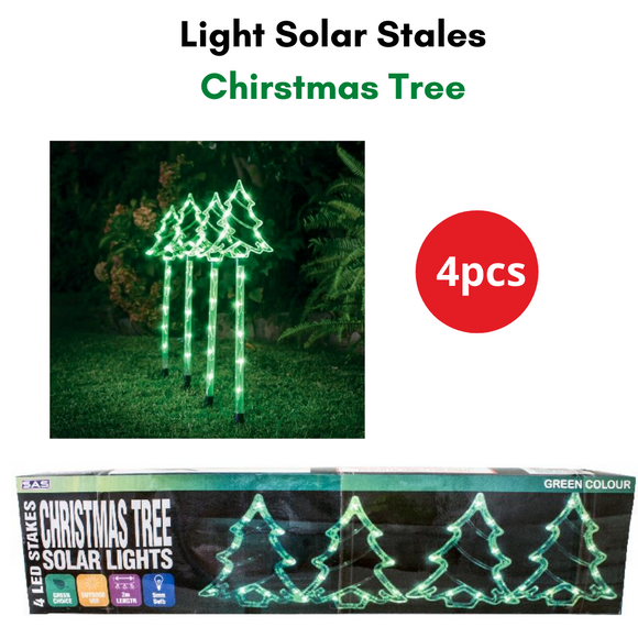 Christmas Tree Solar Light Stake Lights