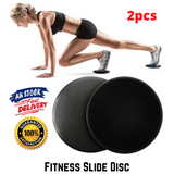 2x Gliding Sliding Fitness Discs Core Sliders
