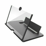 12" Folding Screen Magnifier 3D Amplifier Stand Mobile Phone Adjustable HD Video