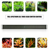 60/  90cm Aquarium LED Light Lighting Full Spectrum Aqua Plant Fish Tank