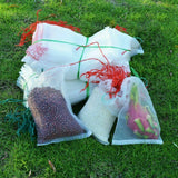 50pcs Agriculture Garden Fruit Vegetable Protection Exclusion Mesh Net Bags