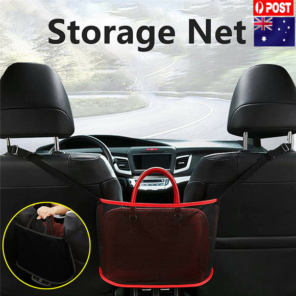 Advanced Car Net Pocket Handbag Holder Organizer Seat Side Storage Mesh Bag Tidy