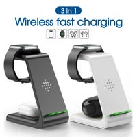 3in1 Wireless Charger Dock Charging Station For Apple Watch iPhone 12 11 XS