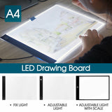 A4 LED Light Box Tracing Drawing Board Art Design Pad Copy Lightbox Day & Light