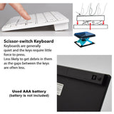 Ultra Slim Bluetooth Wireless Keyboard For Apple iPad iPhone Android Mac Windows