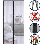 Magnetic Door Mesh Fly Screen Magic Magna Mosquito Bug Curtain