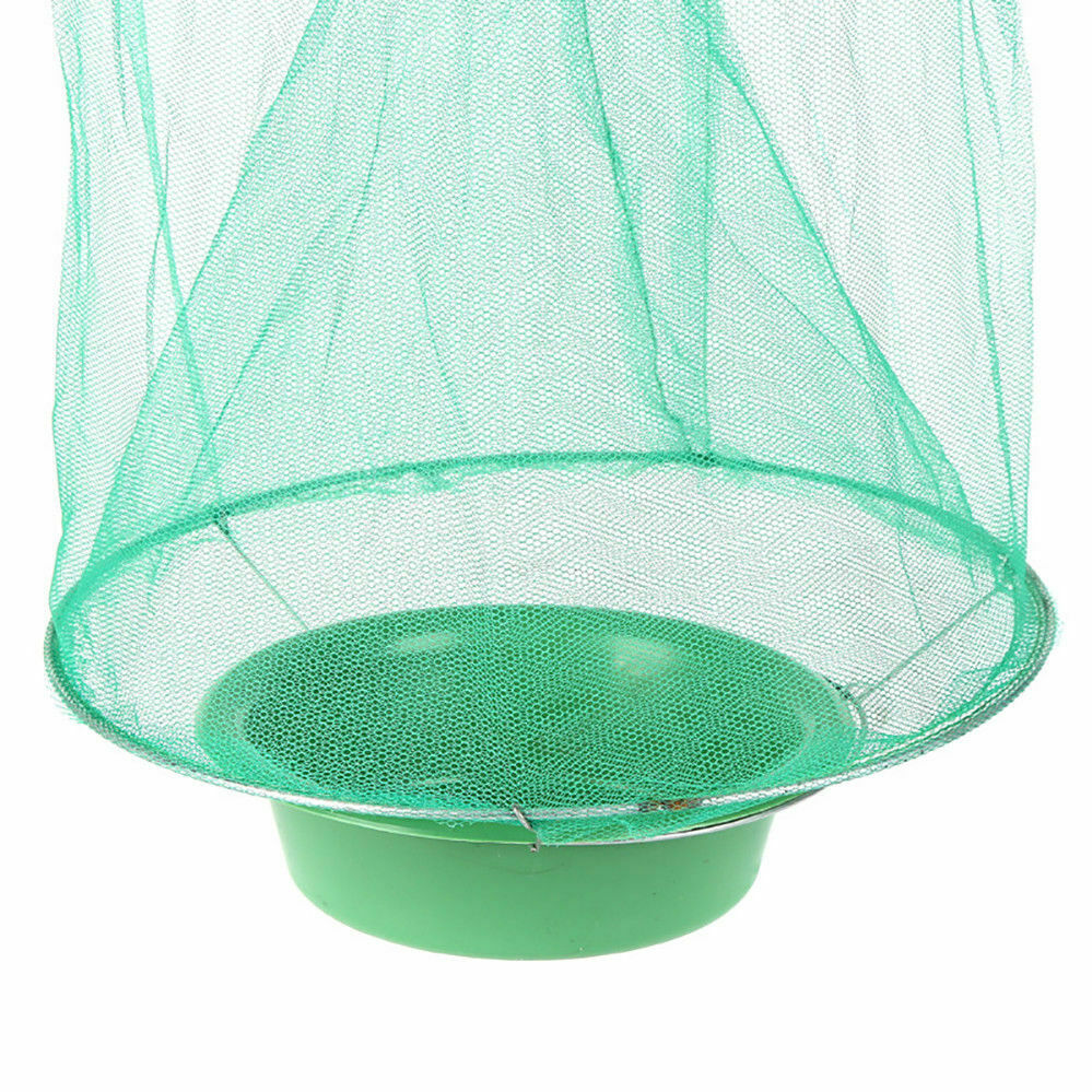Reusable Fly Trap Insect Killer Net Cage Trap Outdoor Ranch Pest Hangi ...