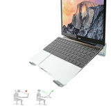 Aluminium Portable Laptop Holder Stand Tray Riser For iPad MacBook Notebook