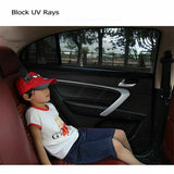 2/4x Universal Car Sun Shades Rear Side Seat Window Socks Baby Kids UV Protection