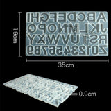 Alphabet Number Silicone Craft Mold