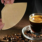 100/200Pcs V60 Coffee Filter Paper Original Unbleached