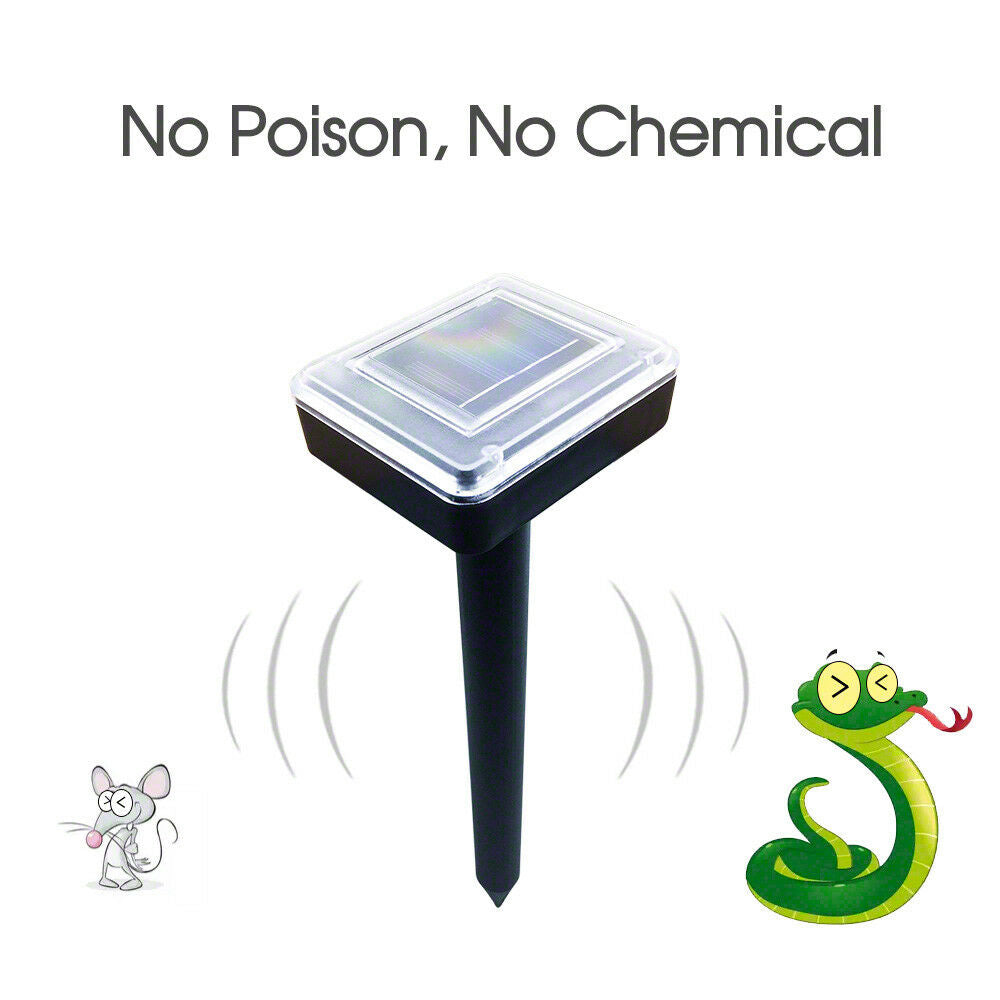 Sonic Guard Solar Snake Repeller with LED light - Australia Sonic Guard Solar Snake Repeller with LED light - Australia