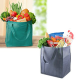3x Reusable Folding Supermarket Shopping Grocery Bags