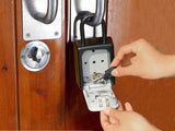 4-Digit Combination Lock Key Safe Padlock Security Home Outdoor