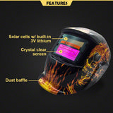 Pro Mask Solar Auto Darkening Welding Helmet Arc Tig Mig Skull