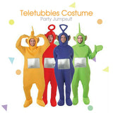Teletubbies Adult Jumpsuit Dress Up Unisex Party Fancy Outfit Halloween Costume