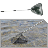 Extendable Fishing Net Telescopic Aluminum Handle Fish Collapsible Foldable