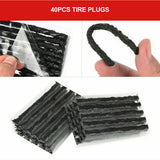 Recovery Tyre Puncture Repair Kit Heavy Duty 4WD Offroad Plugs Tubeless 56PCS