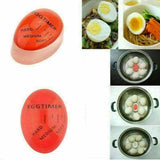 Heat Sensitive Color Changing Egg Timer Soft Hard Boiled Display + 3pc Egg Rings