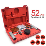 52PCS Tyre Puncture Repair Recovery Kit Offroad Heavy Duty 4WD Tool Plugs Tube
